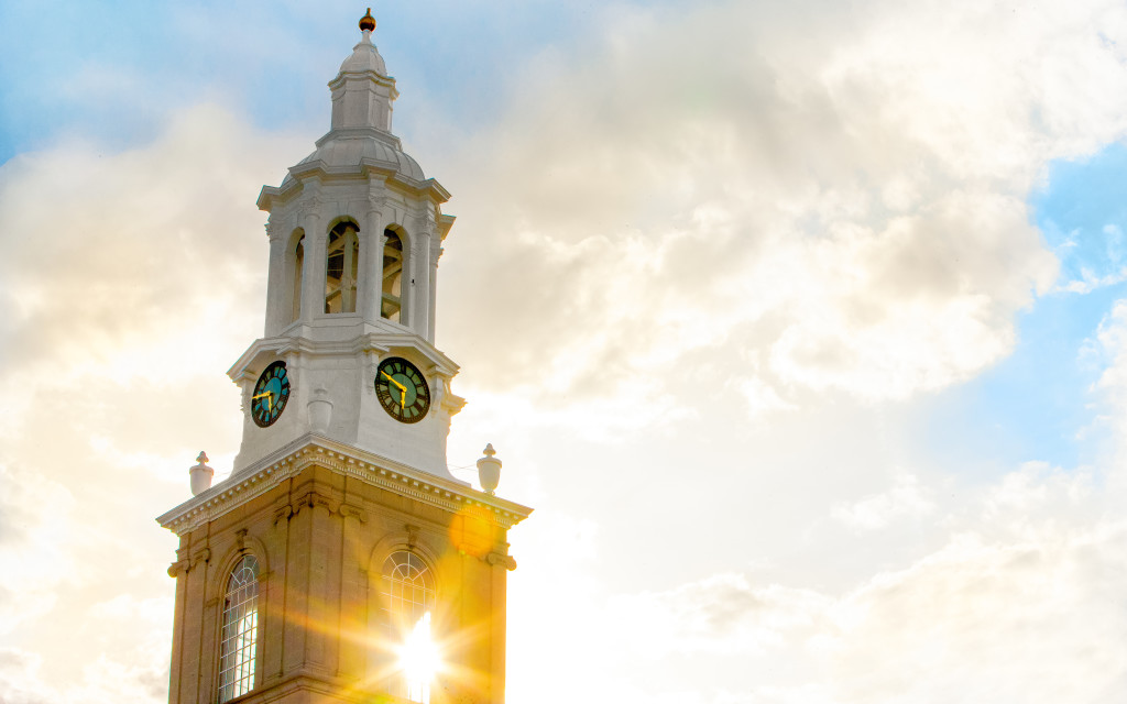 Hayes hall clouds